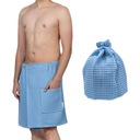 SAUNA SET PÁNSKY KILT BISCOTTO 150x50 CAPELLO PORJUN BLUE KLOBÚK