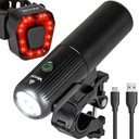 SET BIKE SVETLA PREDNÁ ZADNÁ LED USB AKU VAYOX