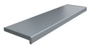 Okenný parapet PVC VNÚTORNÝ STRIEBORNÝ 25 X 110