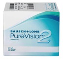 PureVision 2 mesačné šošovky, 6 ks -2,50