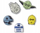 CROCS JIBBITZ CHARMS STAR WARS PINS 5-BAL