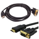 KÁBEL VGA - HDMI 2M ZLATÝ FULL HD D-SUB KÁBEL