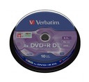 VERBATIM DVD+R DL 8,5GB 10 ks AZO W-wa MKM-003