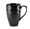 Elegantný porcelánový hrnček Diamond Black 280 ml