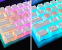 Puding Custom KEYCAPS Set PBT Dvojitá hlavička Space Esc biela + sťahovák