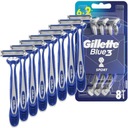 GILLETTE BLUE 3 COMFORT SPORT STROJ 8 ks