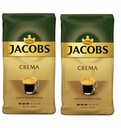 Zrnková káva Jacobs Crema 2x1kg, intenzita 3/6