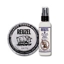 Reuzel Concrete Hold Matte Pomade pasta na vlasy 113g + ílový sprej 100ml