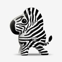 ZEBRA Eugy ECO Priestorové puzzle 3D PUZZLE