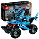 LEGO TECHNIC MONSTER JAM MEGALODON MONSTER TRUCK VEHICLE 2V1 PULL BACK 7+