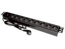 ALANTEC Power strip 19 9xCEE 7/5 CEE 7/7 zástrčka