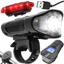 LED BICYKLOVÉ SVETLO KONTROLKA HORN IP65 MICRO USB