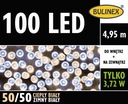 LED lampy Bulinex 100led, mix teplej bielej a studenej bielej, dĺžka 4,95m