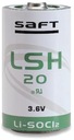 LSH20 D / R20 LiSOCl2 SAFT batéria 3,6V 13000mAh (1 ks)