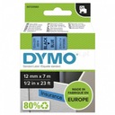 Dymo D1 páska 12 mm / 7 m čierna/modrá