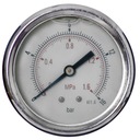 GLYCERÍNOVÝ MANOMETER 63MM ZADNÉ 1/4 16 BAROVÉ HODINY