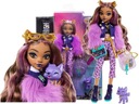 BÁBIKA MONSTER HIGH CLAWDEEN WOLF + doplnky + zvieratko Crescent HRP65