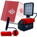 LAMPA PRE Milwaukee 18V+USB halogénová PRACOVNÁ LAMPA