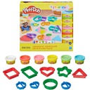 PLAY-DOH CASTRY SET ŠTARTOVAČOV GEOMETRICKÉ TVARY + 6 TRUBIEK 9 FORIED