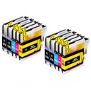 10x ATRAMENT LC-970 XL PRE BROTHER DCP-330CN 350C 350CJ