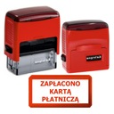 Známka PLATOBNÁ PLATOBNOU KARTOU Wagraf B2s 38x14mm