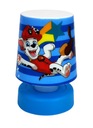 Nočná lampa Paw Patrol Chase, Rubble, Marshall meniaca farby