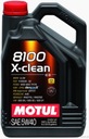 MOTOROVÝ OLEJ MOTUL 8100 X-CLEAN 5W40 5L