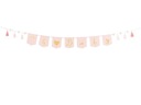 Oh baby banner so strapcami ružový 2,5 m Baby Shower