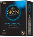 SKYN EXTRA LUBRICATED dodatočne zvlhčený 24 ks.