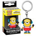 Kľúčenka Funko Minions na kolieskových korčuliach Stuart 6 cm