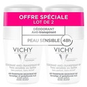 VICHY DEODORANT ANTIPERSPIRANT JEMNÁ CITLIVÁ PLEŤ 48H 2xbalenie 50ml