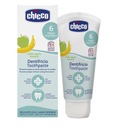 Chicco ZUBNÁ PASTA BEZ FLUORIDU JABLKO BANÁN 50ml