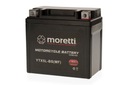 GEL MORETTI 12V 5Ah YTX5L-BS GÉLOVÁ BATÉRIA