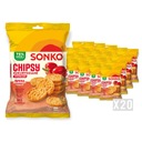 Sonko kukuričné ​​lupienky Paprika 60g x 20