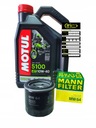 MANN MW64 OLEJOVÝ FILTER MOTUL OIL 10W40 4T 5100 4L