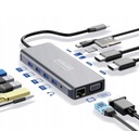 ADAPTÉROVÝ HUB 12v1 USB-C 2x HDMI VGA Jack RJ45 M1