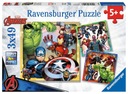 Ravensburger - Marvel Avengers Puzzle 3x49 ks.