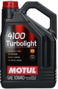 MOTUL OLEJ 10W40 4100 TURBOLIGHT 5L