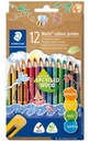 Staedtler Noris JUMBO 12 trojhranných ceruzkových pasteliek