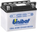 BATÉRIA UNIBAT CB4L-B 12N4-3B SKÚTER 2T 4T