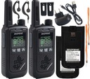 2x WALKIE TALKIE Baofeng BF-T17 Łoki Toki FM USB