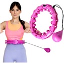 Hula Hop Hoop s cvočkami a váhou 25-42 cm