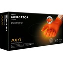 Silné nitrilové rukavice MERCATOR Powergrip Orange XL