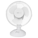 CLATRONIC VL 3601 stolný ventilátor Ø23 cm biely