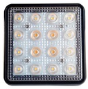 2KS -HERMETICKÁ LAMPA 16xSMD HP 12-24V BIELA