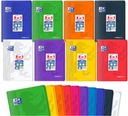 Zápisník s PP obalom A4, 60 štvorcových listov OXFORD Easybook SET 8 farieb