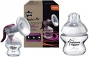 Tommee Tippee manuálna odsávačka mlieka, odsávačka mlieka + antikoliková fľaša 150ml