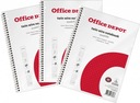 Office Depot A4 Grid Notebook 80 listov x3