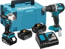 MAKITA KIT 18V DTW300 + DHP484 3x5Ah DLX2359TJ1