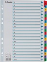 Abecedné kartónové oddeľovače A4 A-Z 20 kariet